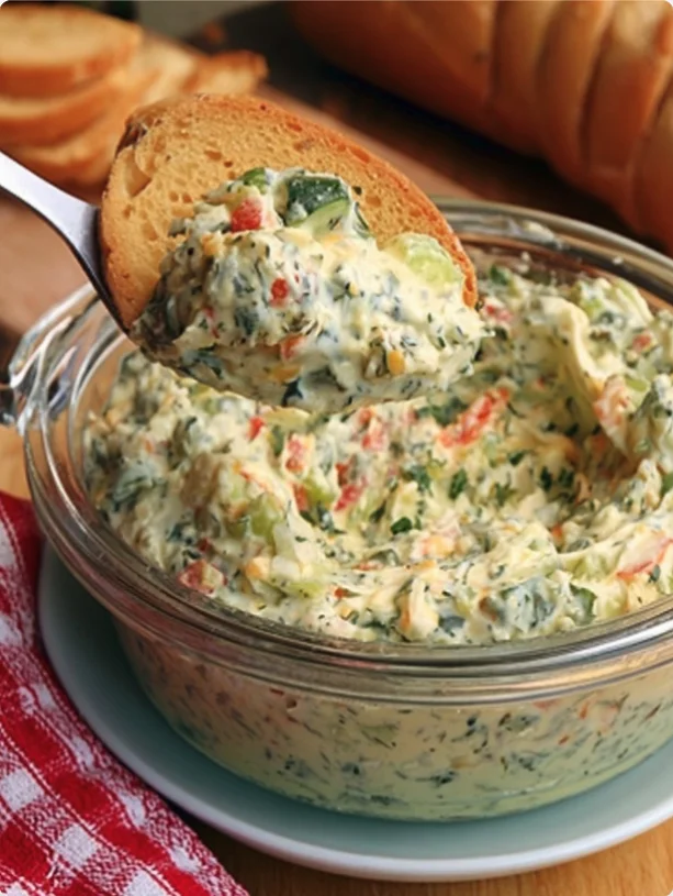 Nana’s Fresh Garden Vegetable Spread