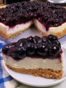 No-Bake Blueberry Cheesecake