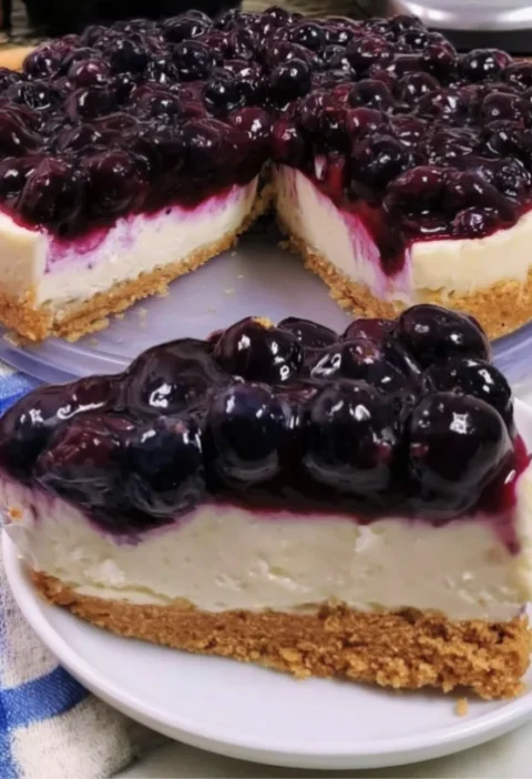No-Bake Blueberry Cheesecake