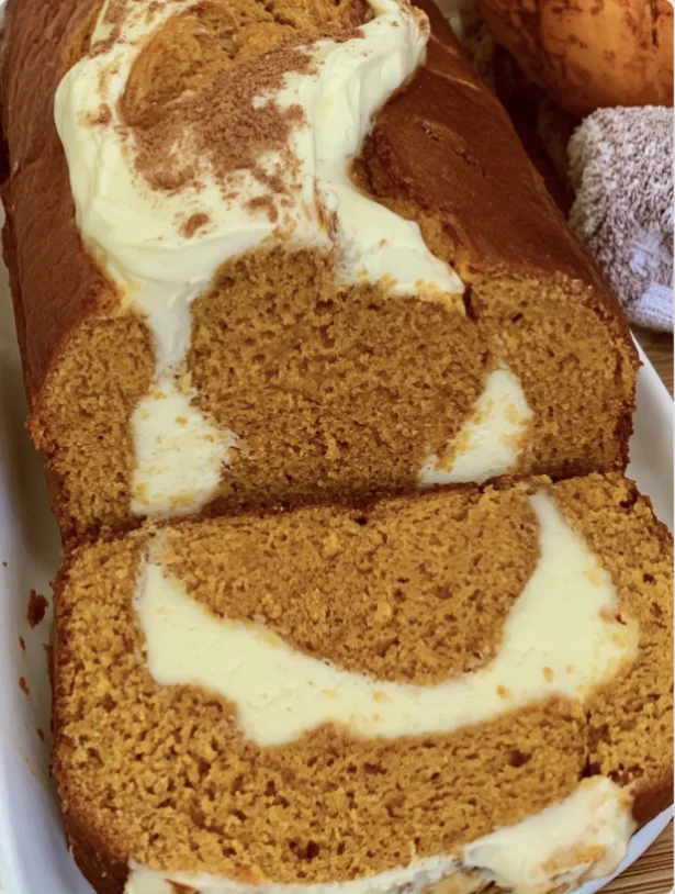 Pumpkin Cream Cheese Bread