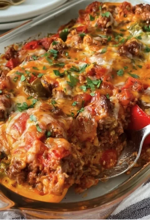 Stuffed Bell Pepper Casserole