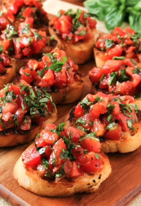 Tomato and Basil Bruschetta