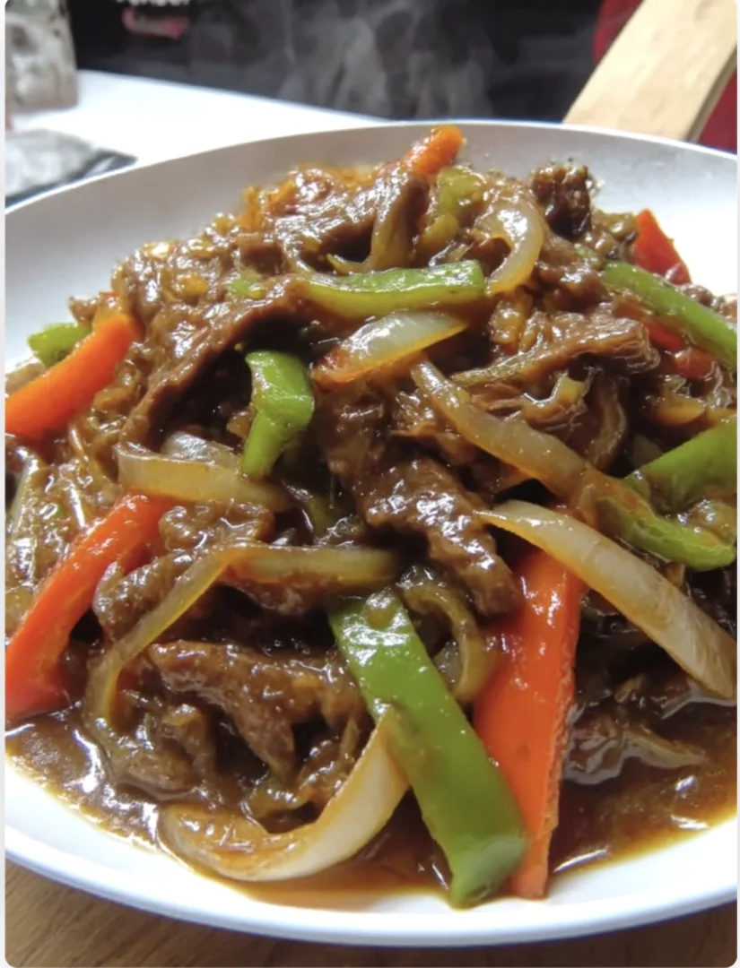Chinese Pepper Steak with Onions