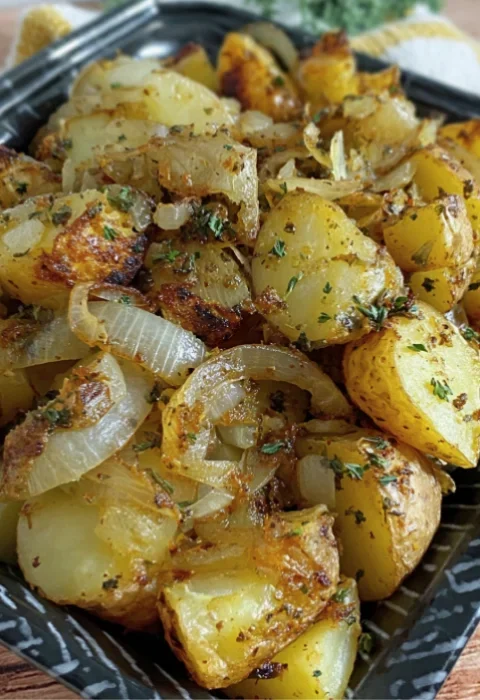 Slow Cooker Lipton Onion Potatoes
