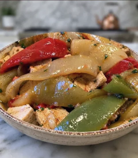 Hearty Sautéed Chicken and Bell Peppers