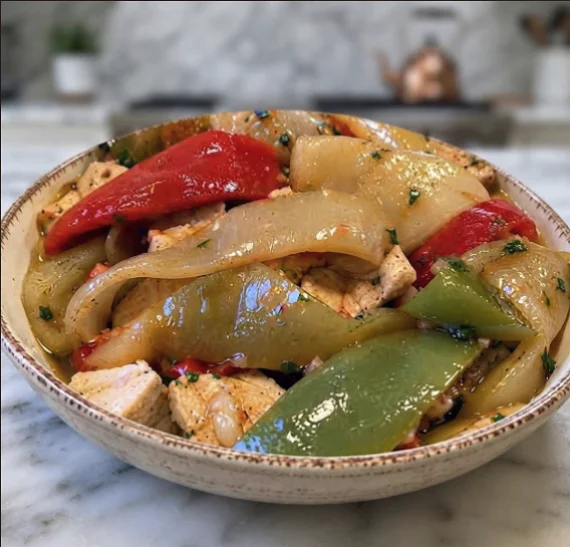 Hearty Sautéed Chicken and Bell Peppers