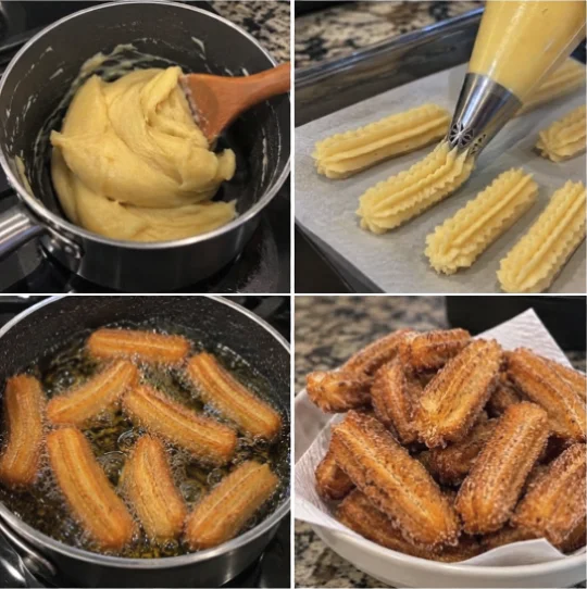 Homemade churros
